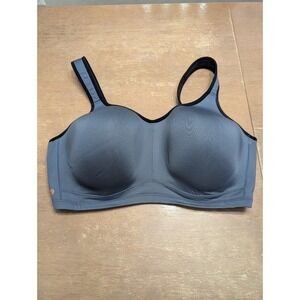 LIVI Sports Bra‎ Gray Underwire Full Coverage Support Plus Size 46G athletic